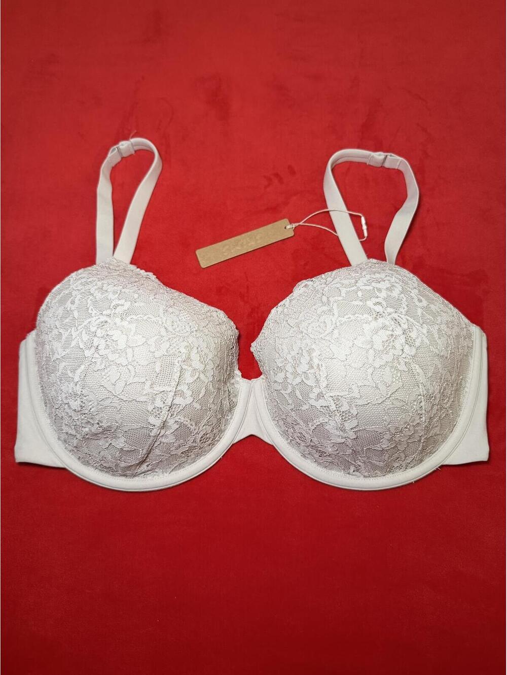 Skims Fits Everybody Lace T Shirt Bra Color Stone Size 32DDDD